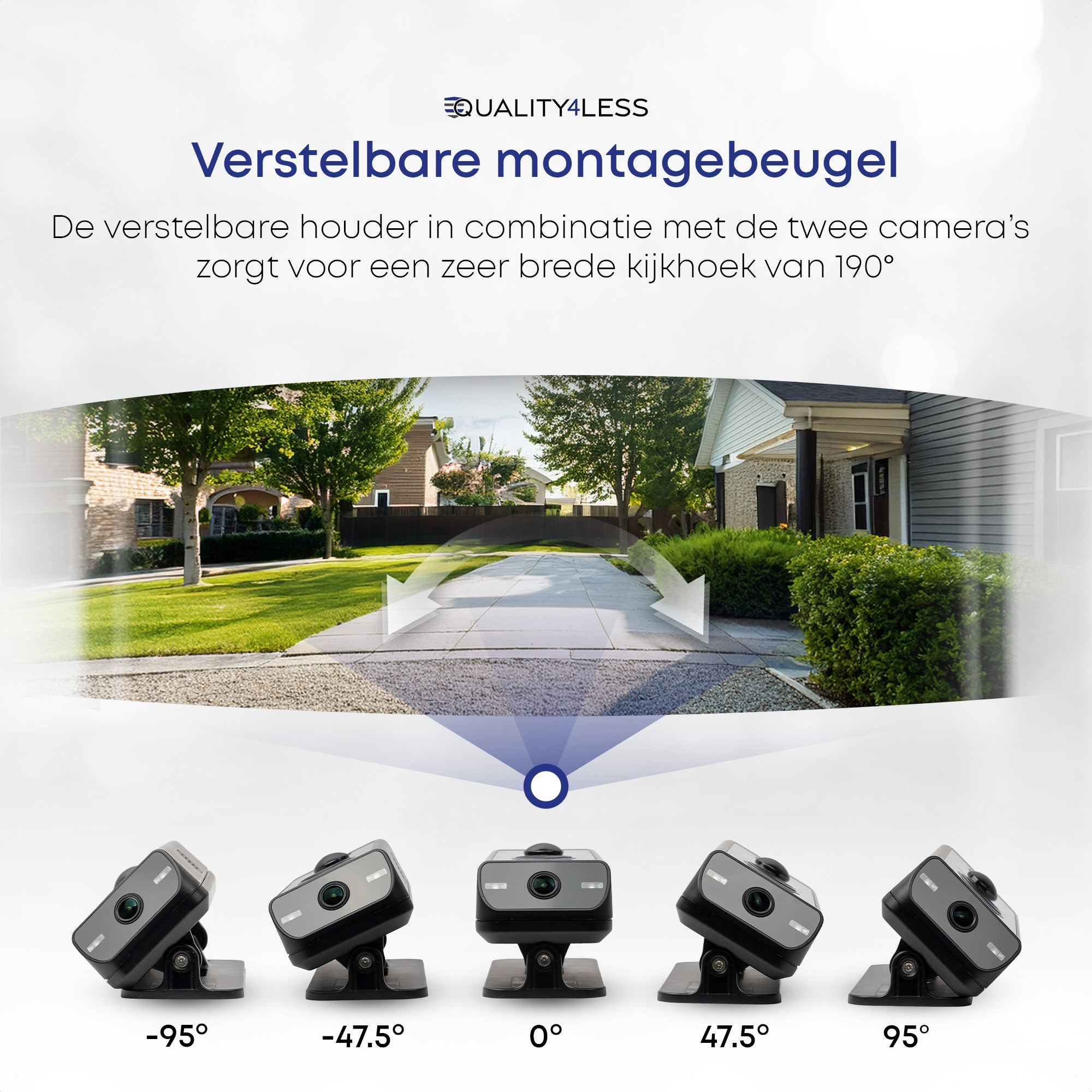 Quality4Less J13 Plus — Duo Camera videodeurbel set