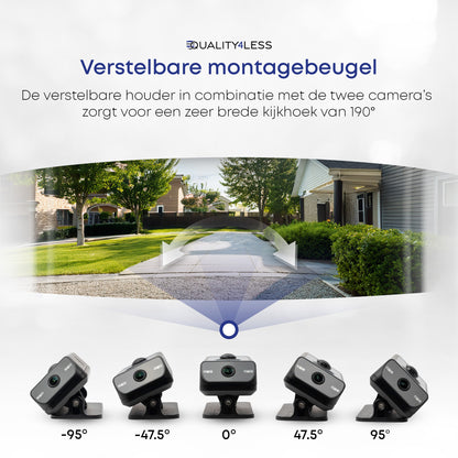 Quality4Less J13 Plus — Duo Camera videodeurbel set