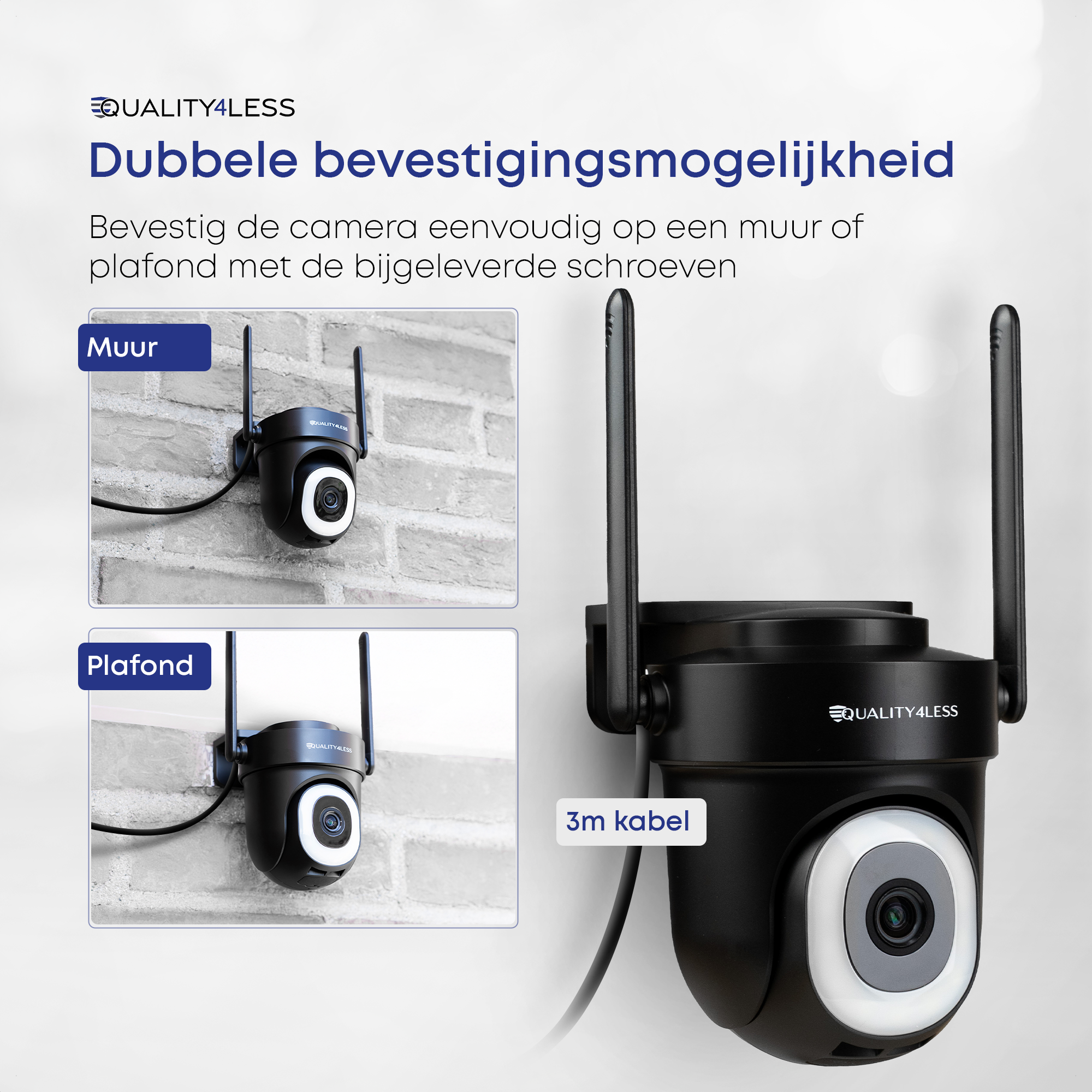 Beveiligingscamera 3K Ultra HD